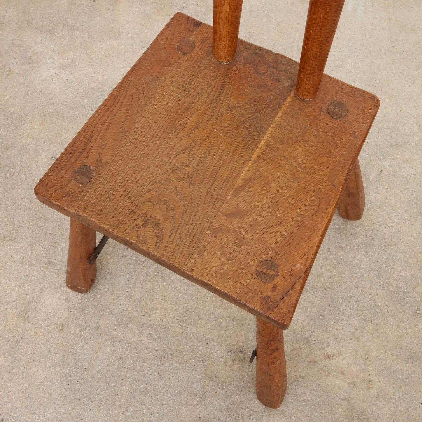 Primitive Brutalist Dining Side Chairs