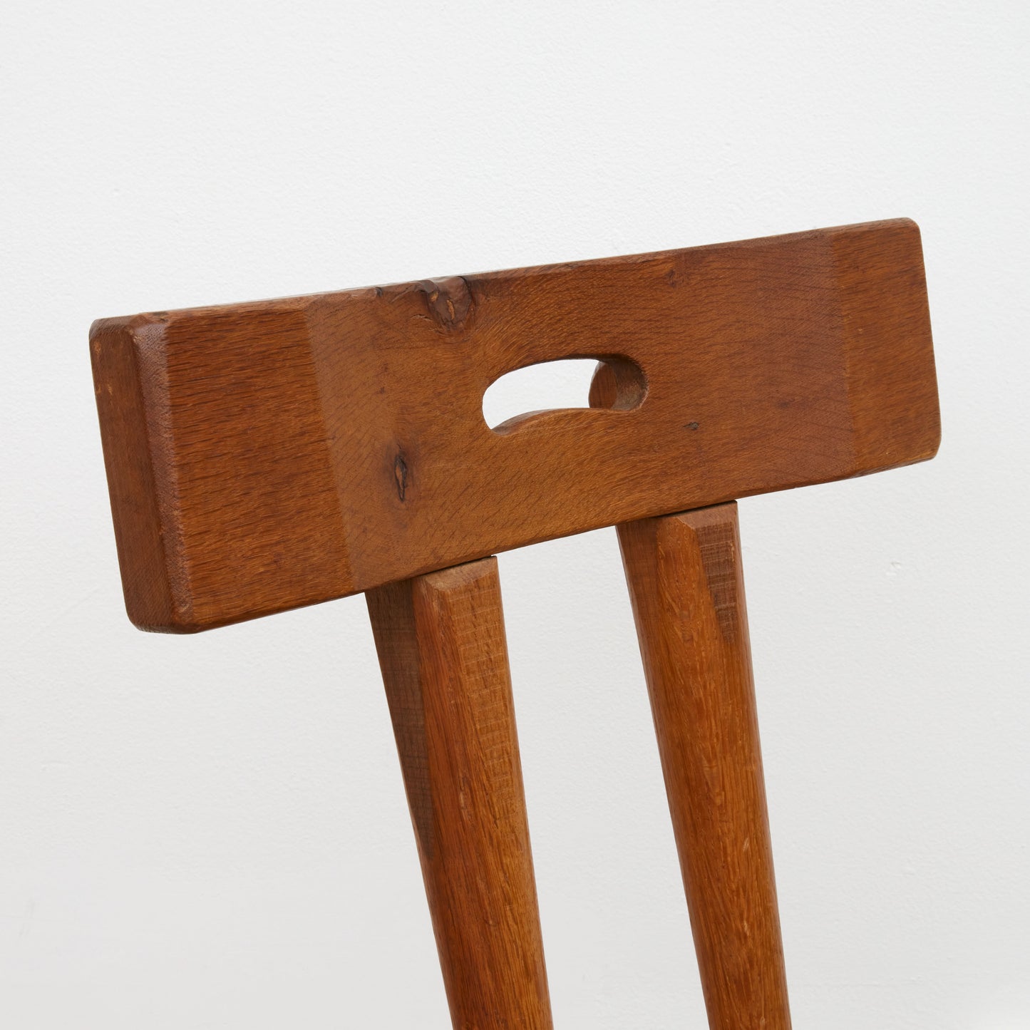 Primitive Brutalist Dining Side Chairs
