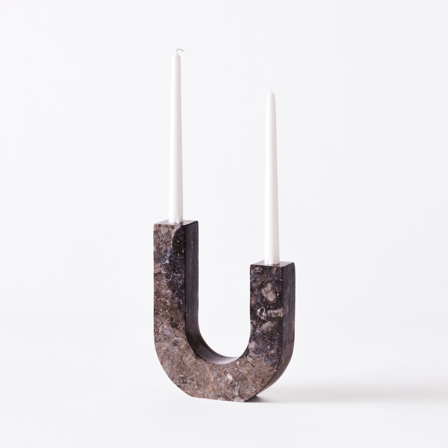 Dusty Deco | Arco Candle Holder Grey