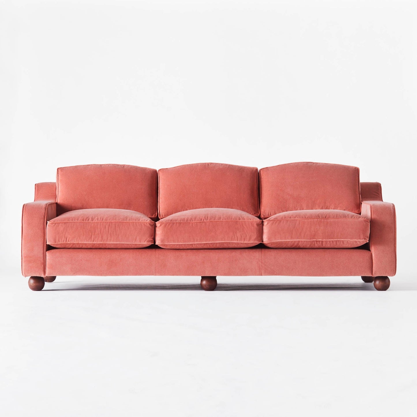 Lola Sofa Velvet Vintage Pink