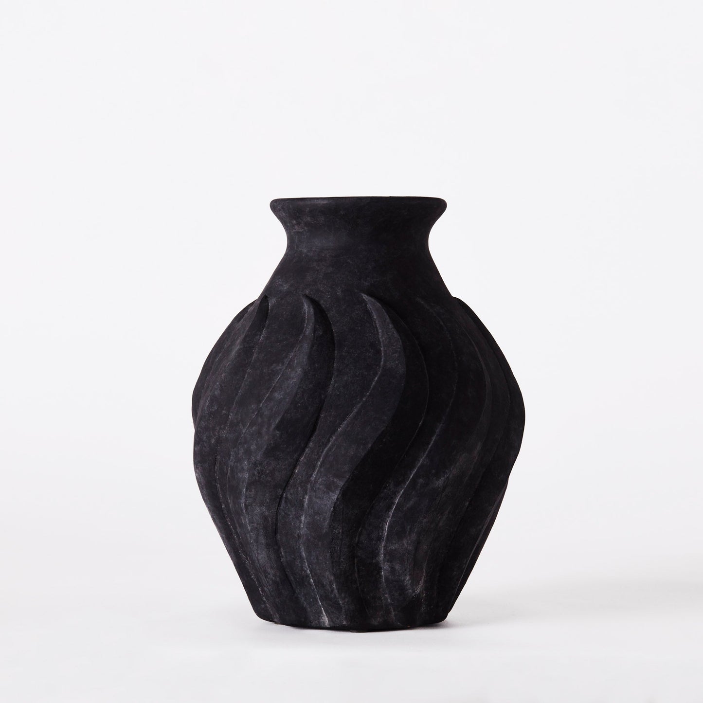 Swirl Vase Black Large