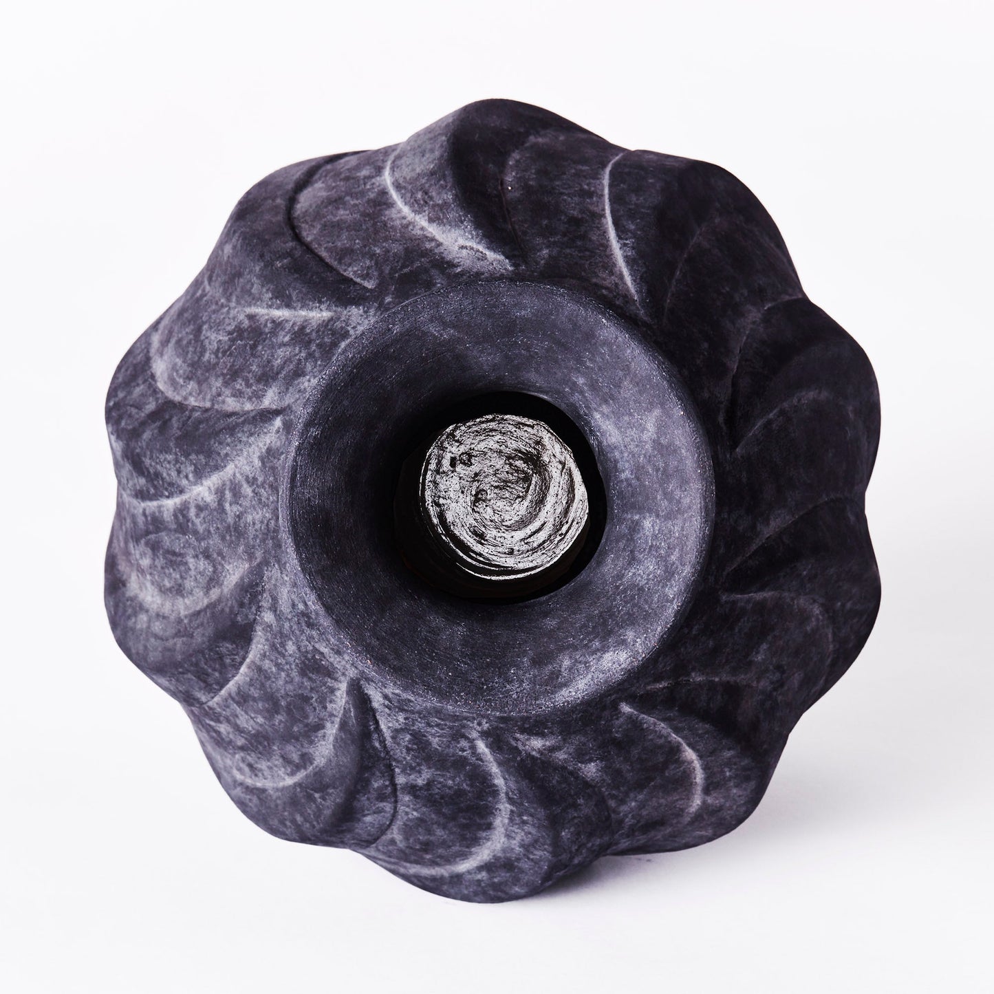 Swirl Vase Black Small