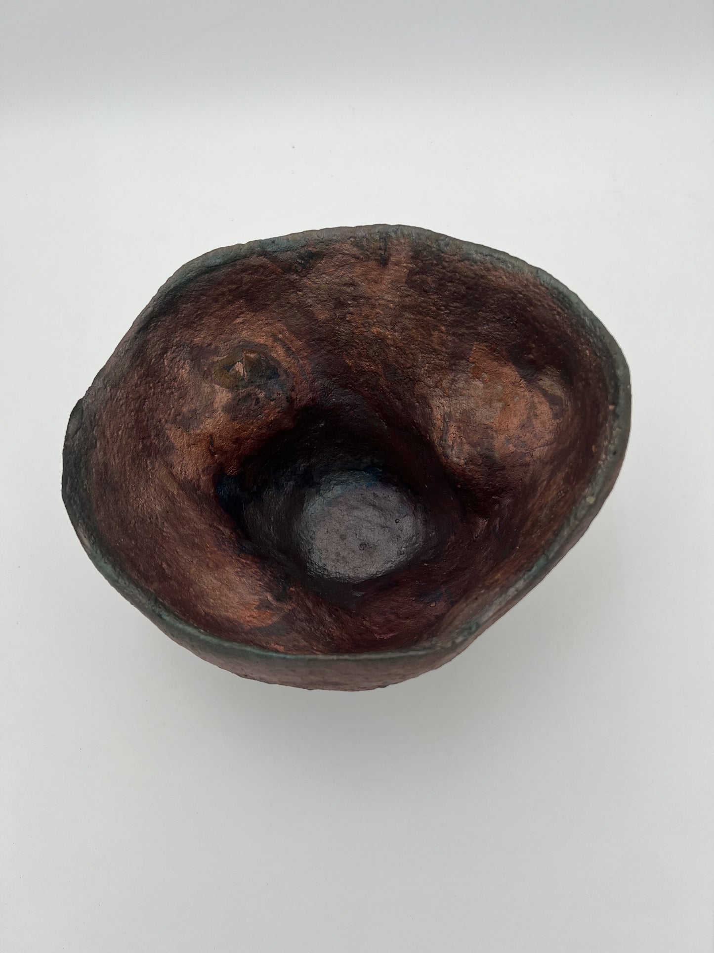 Studio Hanzashi | Raku Contour Vessel