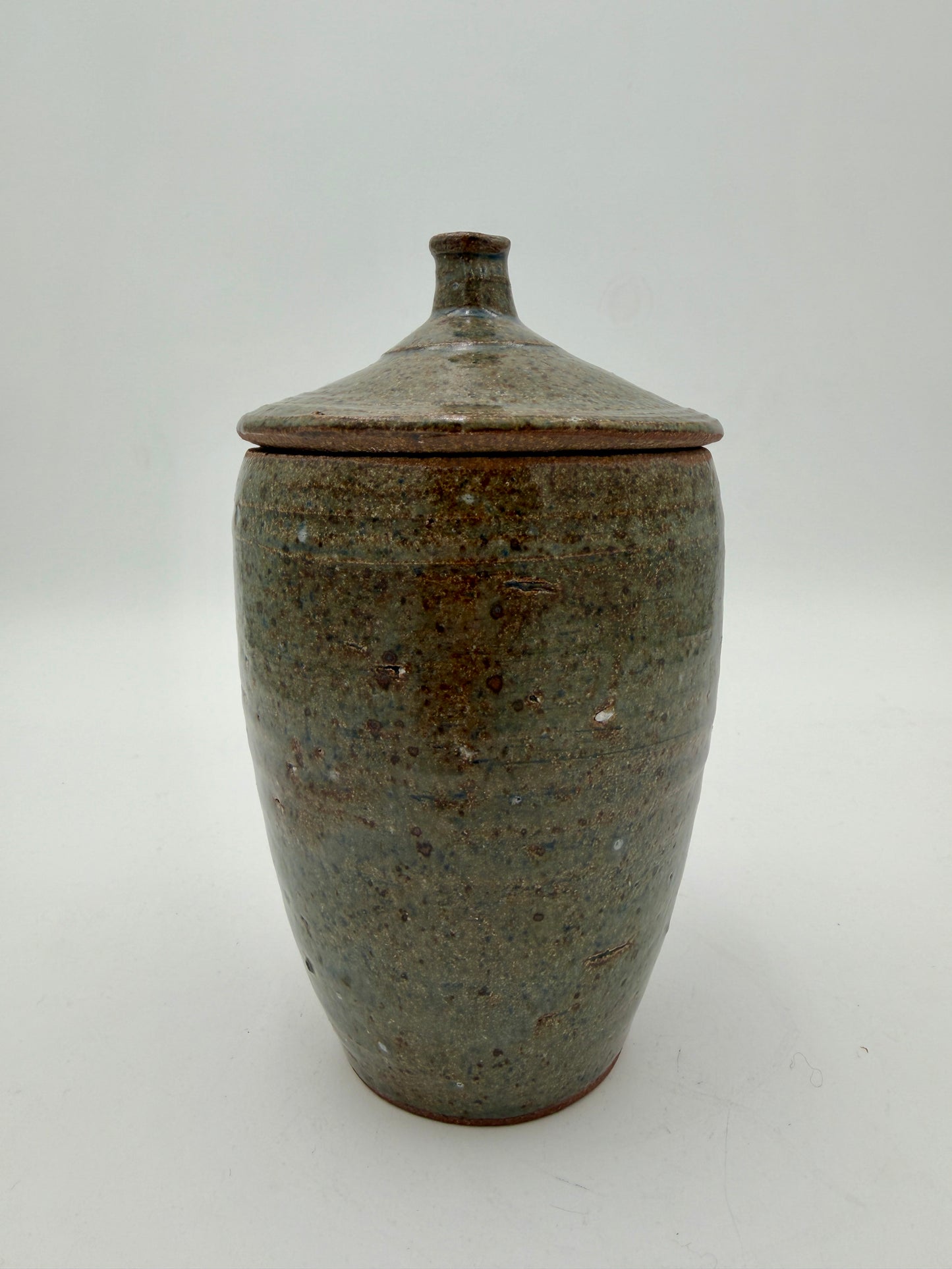 Mitsuko Ikeno | Speckle Tone Lidded Vessel