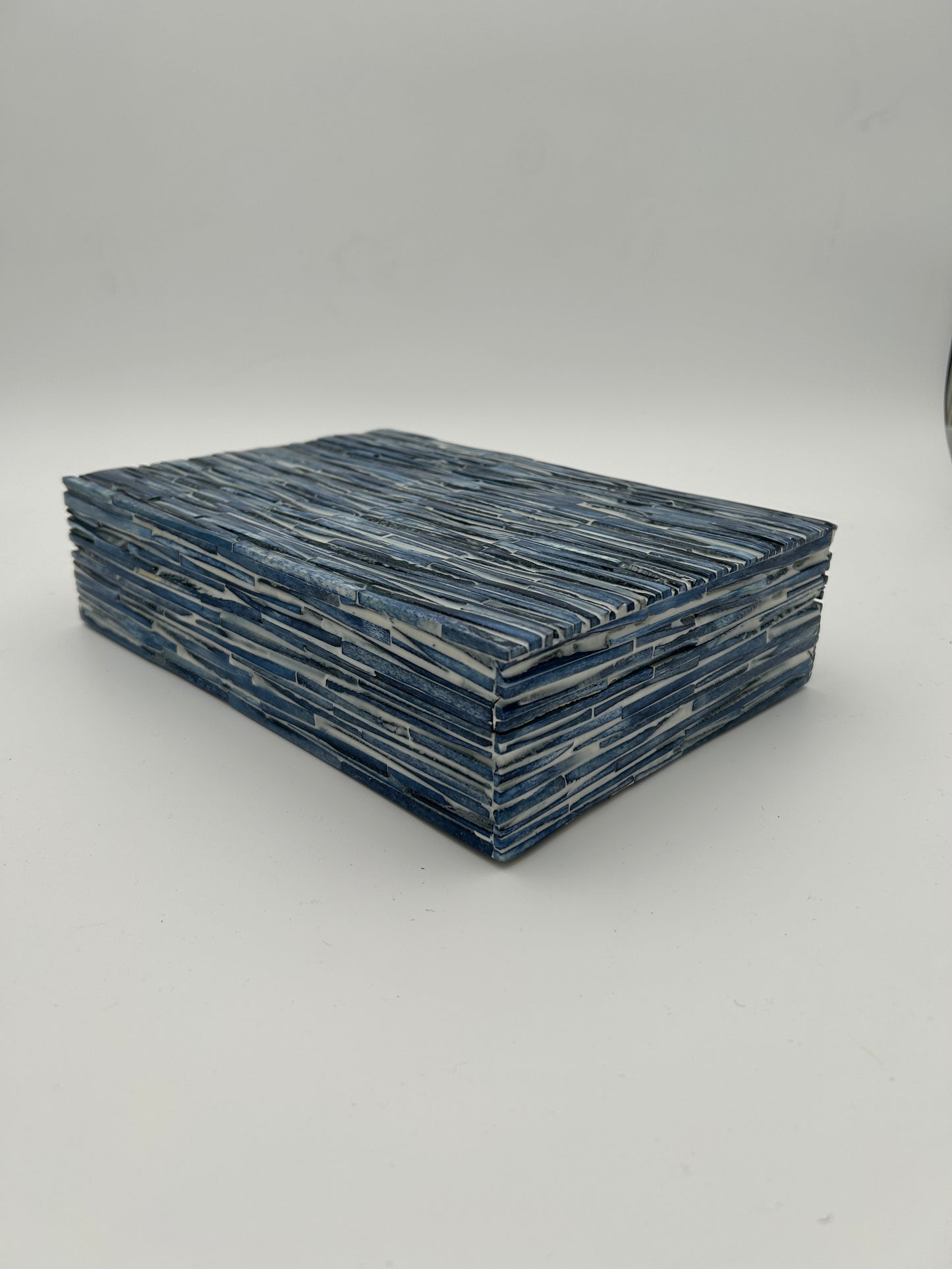 Blue Bone Inlay Box