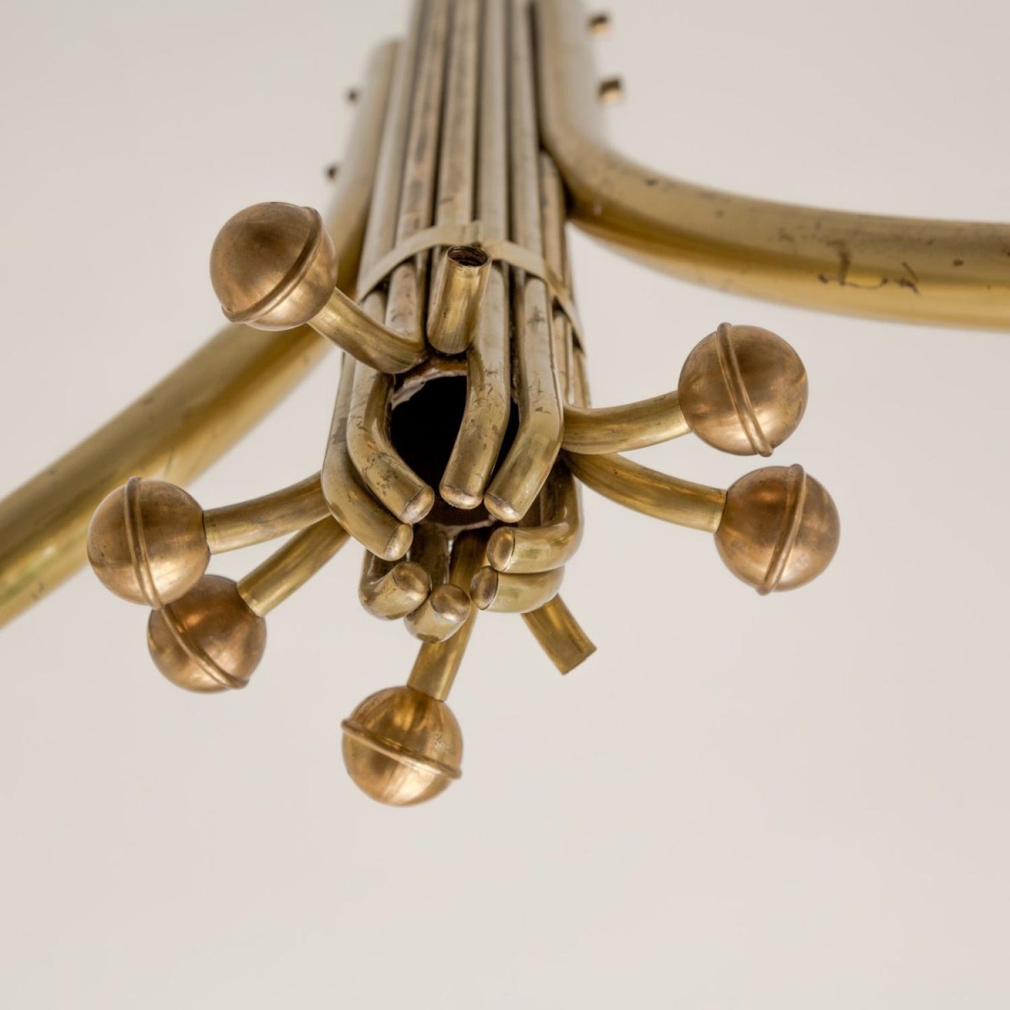 Czech Brasserie Two Arm Pendant Fixture
