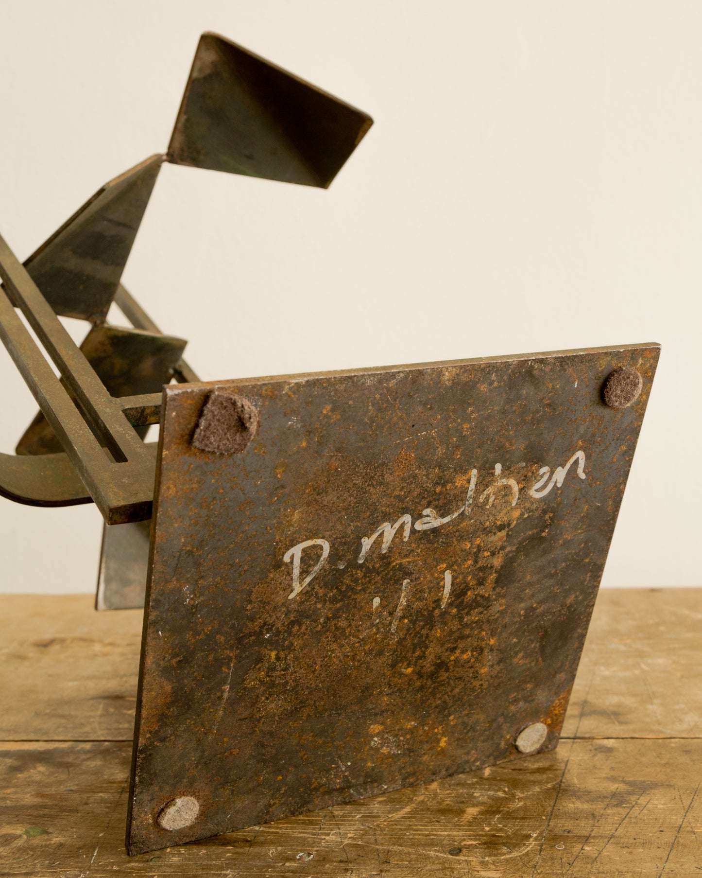 D. Malken | Brutalist Steel Sculpture