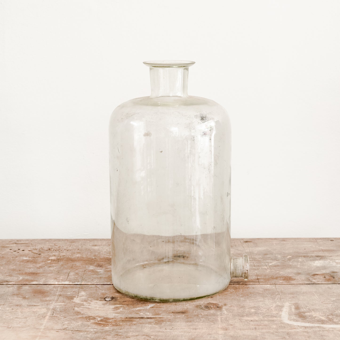 Vintage Lab Glass Bottle With Spout