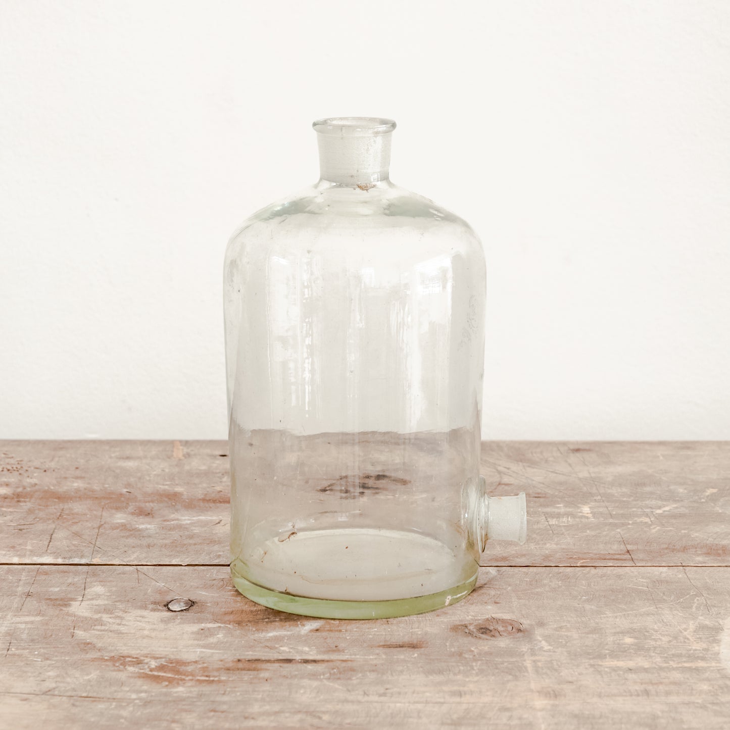 Vintage Lab Glass Bottle With Spout