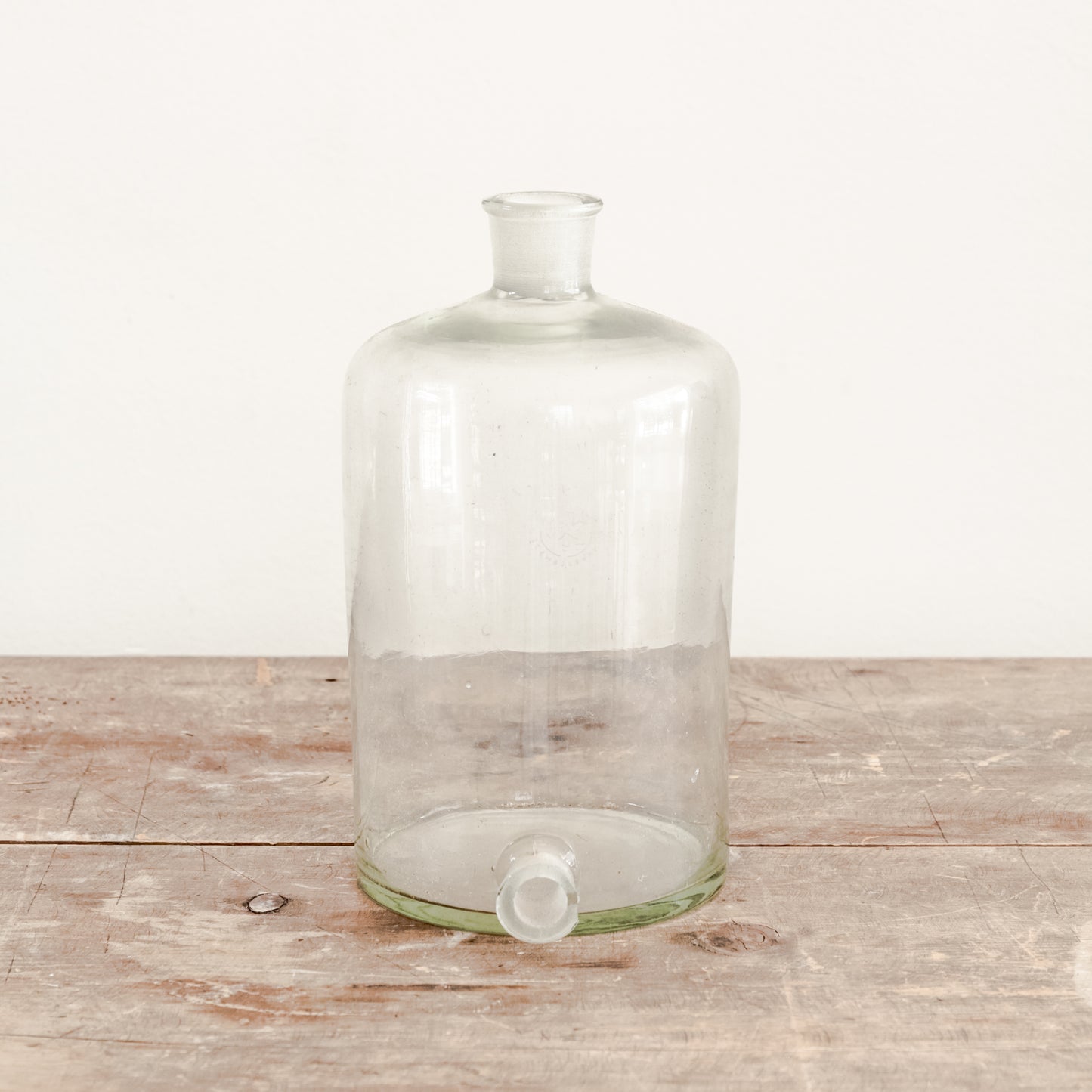 Vintage Lab Glass Bottle With Spout