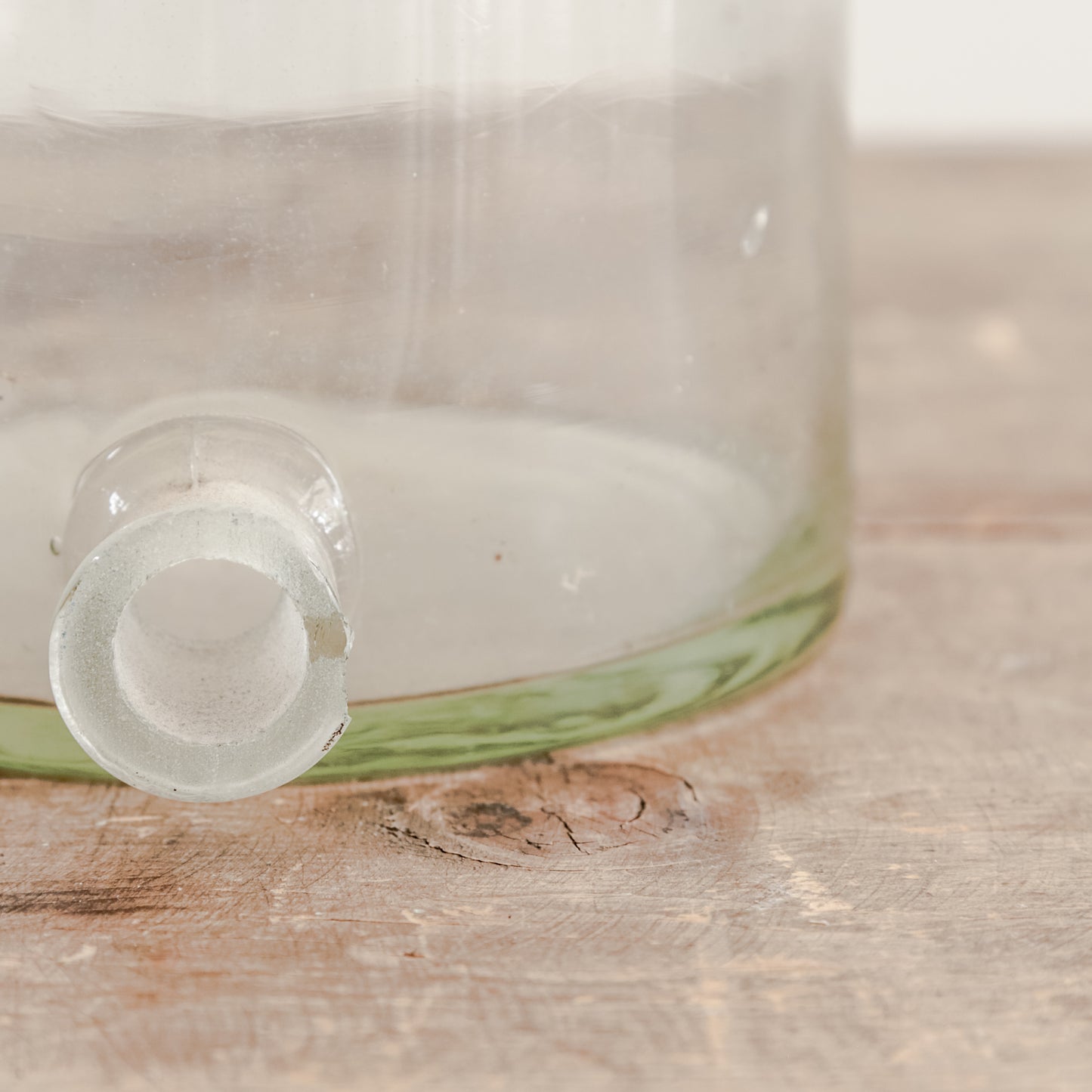 Vintage Lab Glass Bottle With Spout