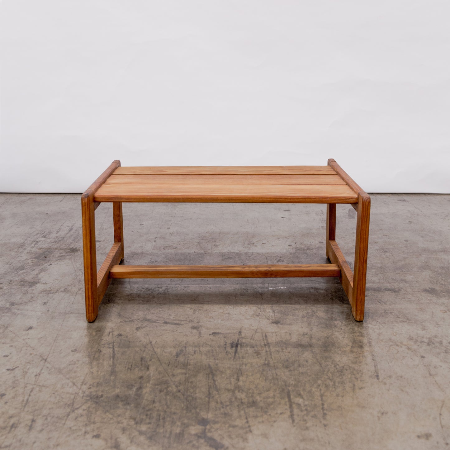 Baltic Pine Plank Top Cocktail Table