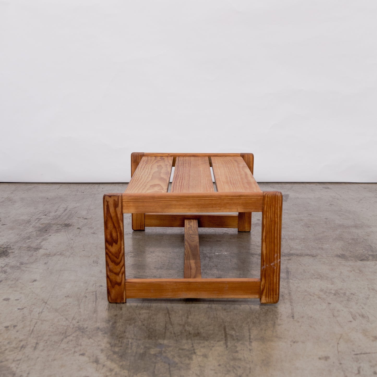 Baltic Pine Plank Top Cocktail Table