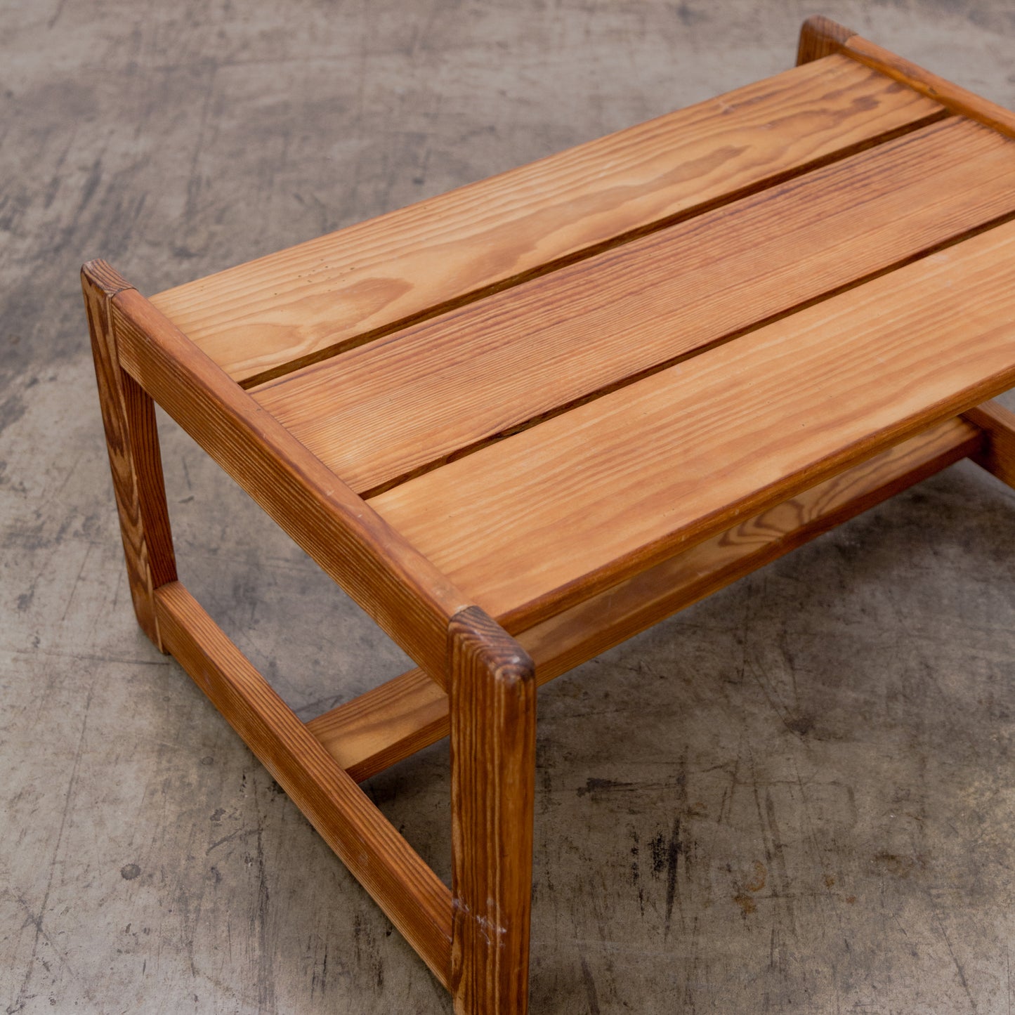 Baltic Pine Plank Top Cocktail Table