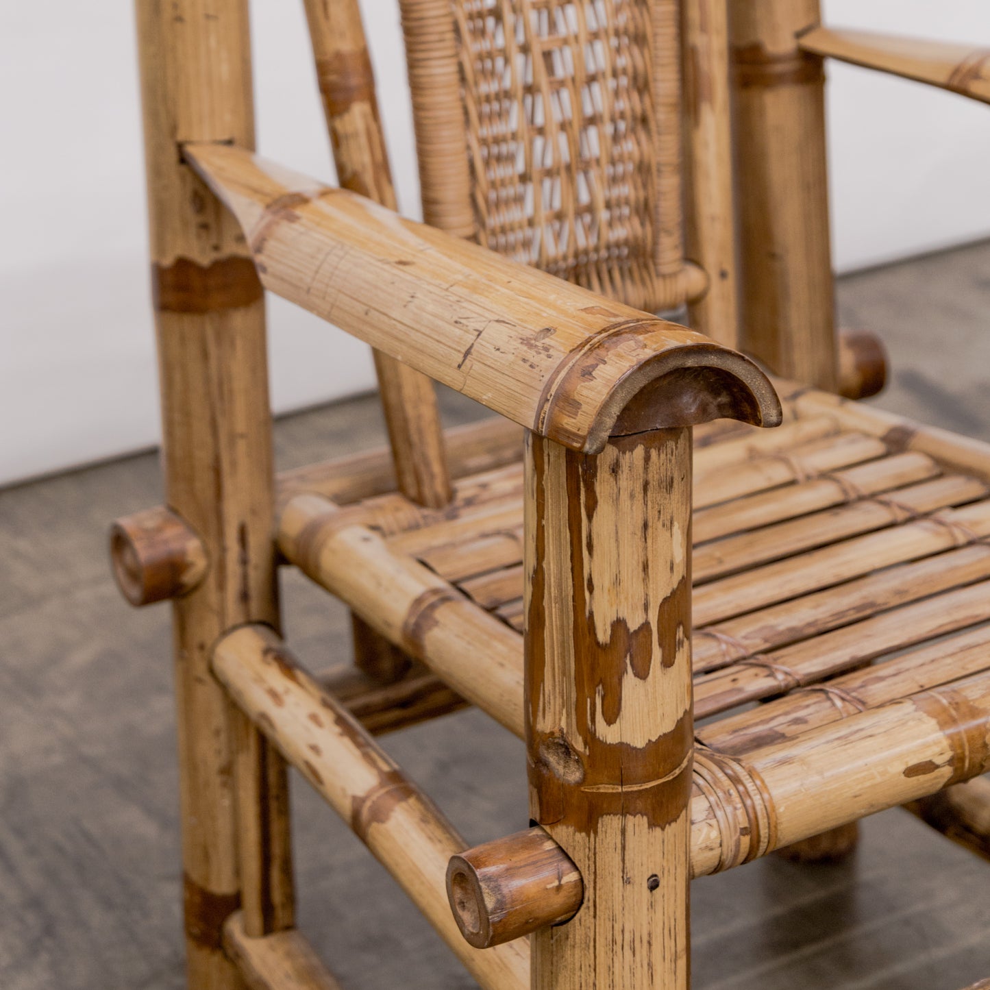 Audoux Minet Style | Primitive Chic Bamboo Armchairs