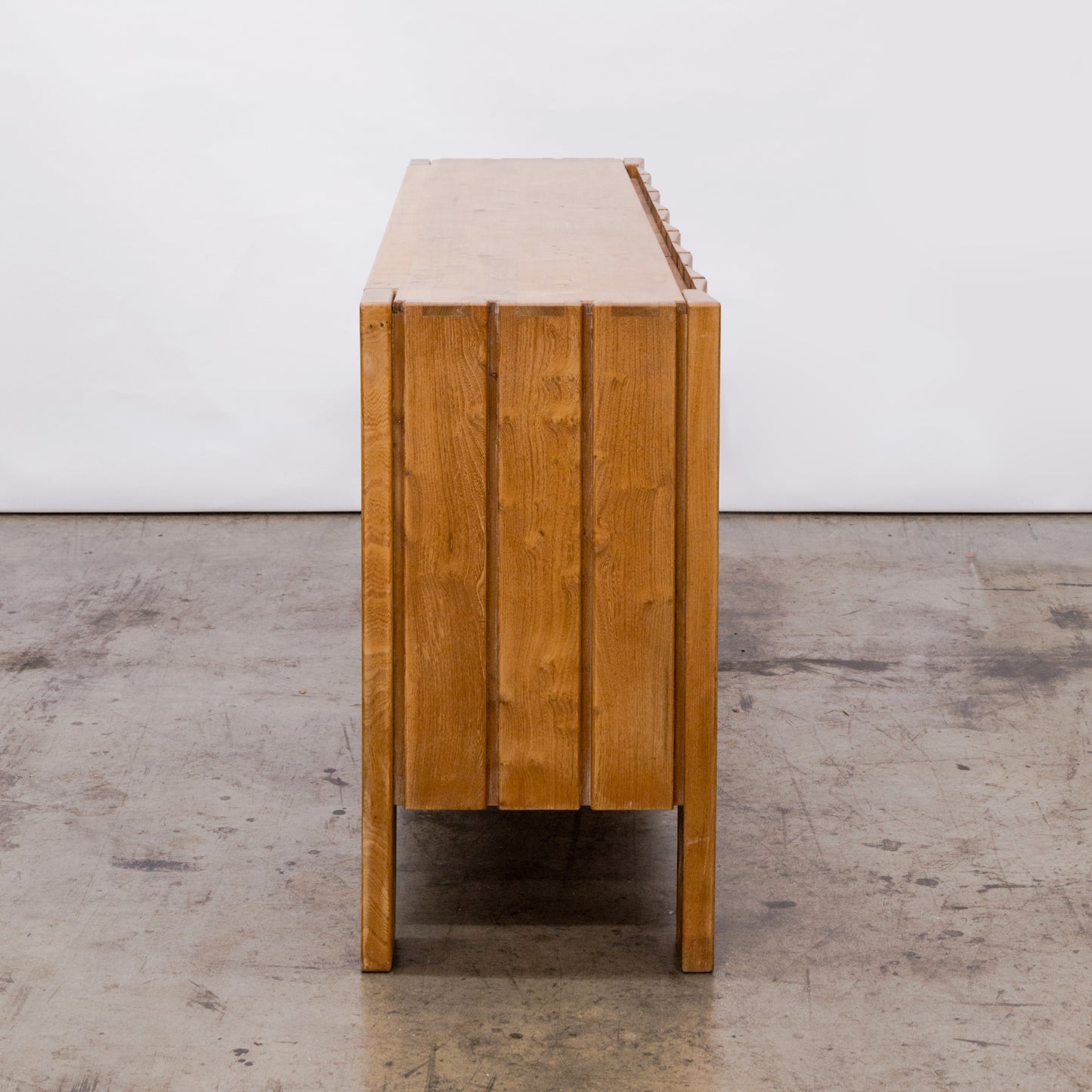 Maison Regain | Brutalist Planked Elm Sideboard