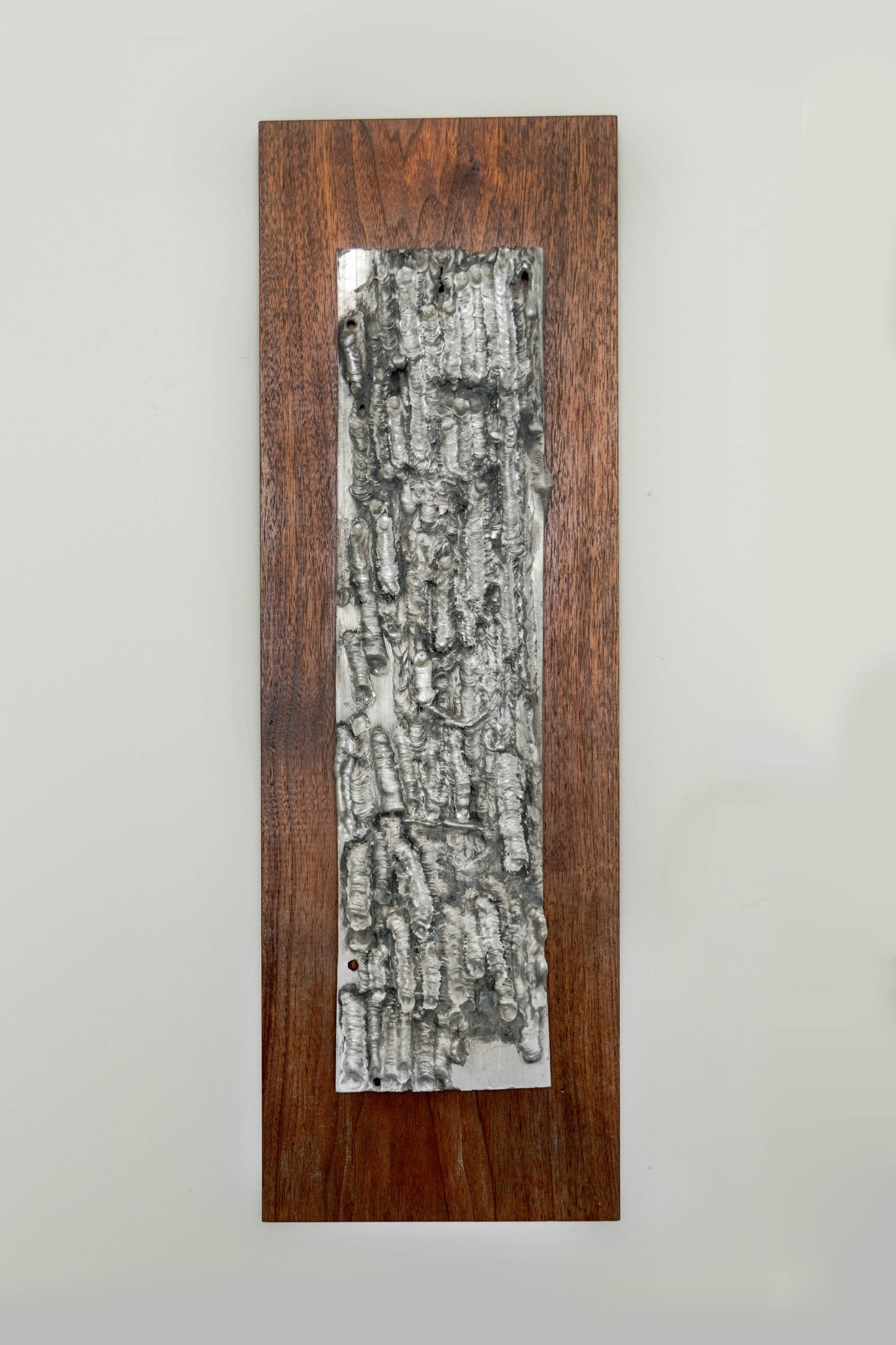 Brutalist Cast Aluminum Relief