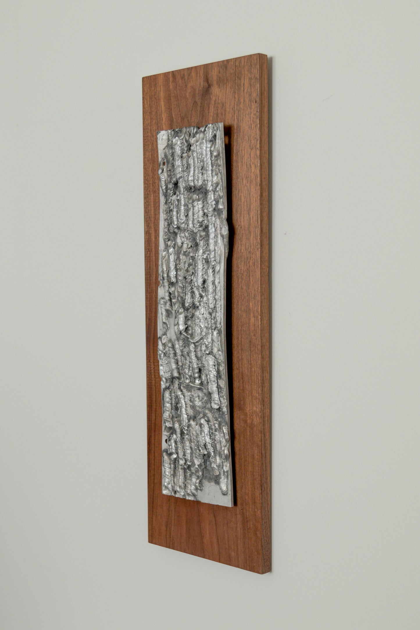 Brutalist Cast Aluminum Relief