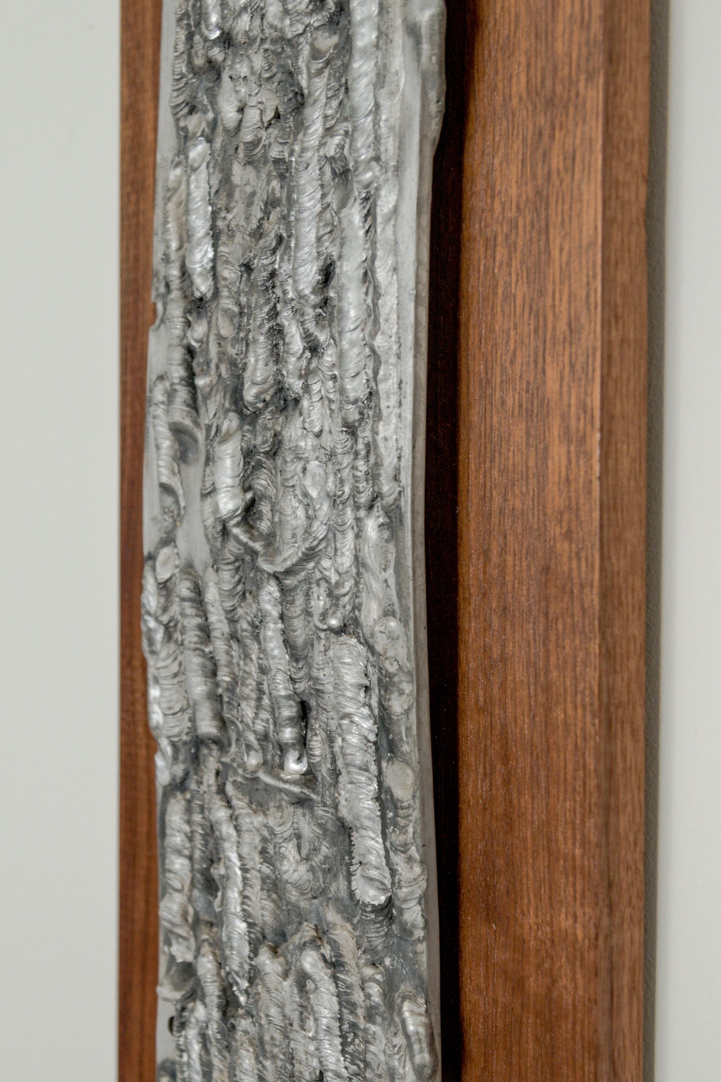 Brutalist Cast Aluminum Relief