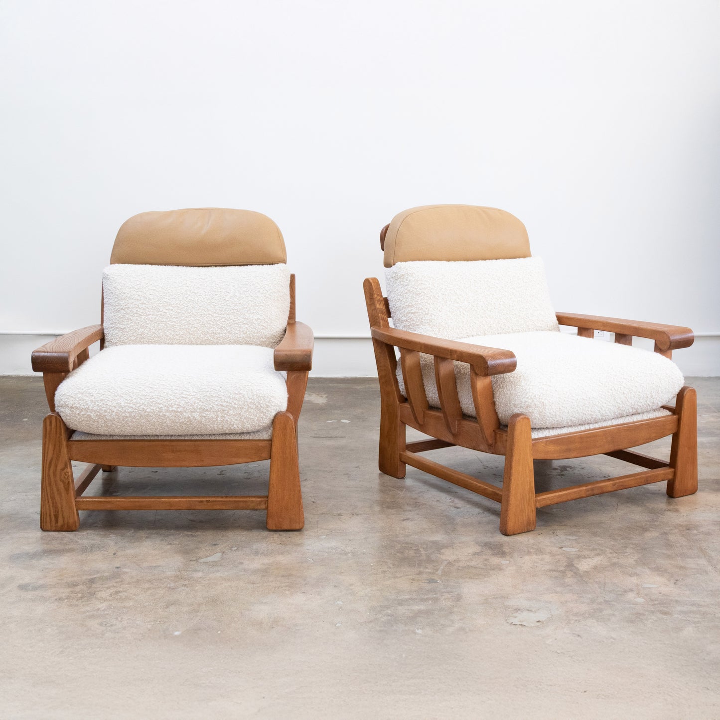 Maison Regain | Elm + Shearling Club Chairs
