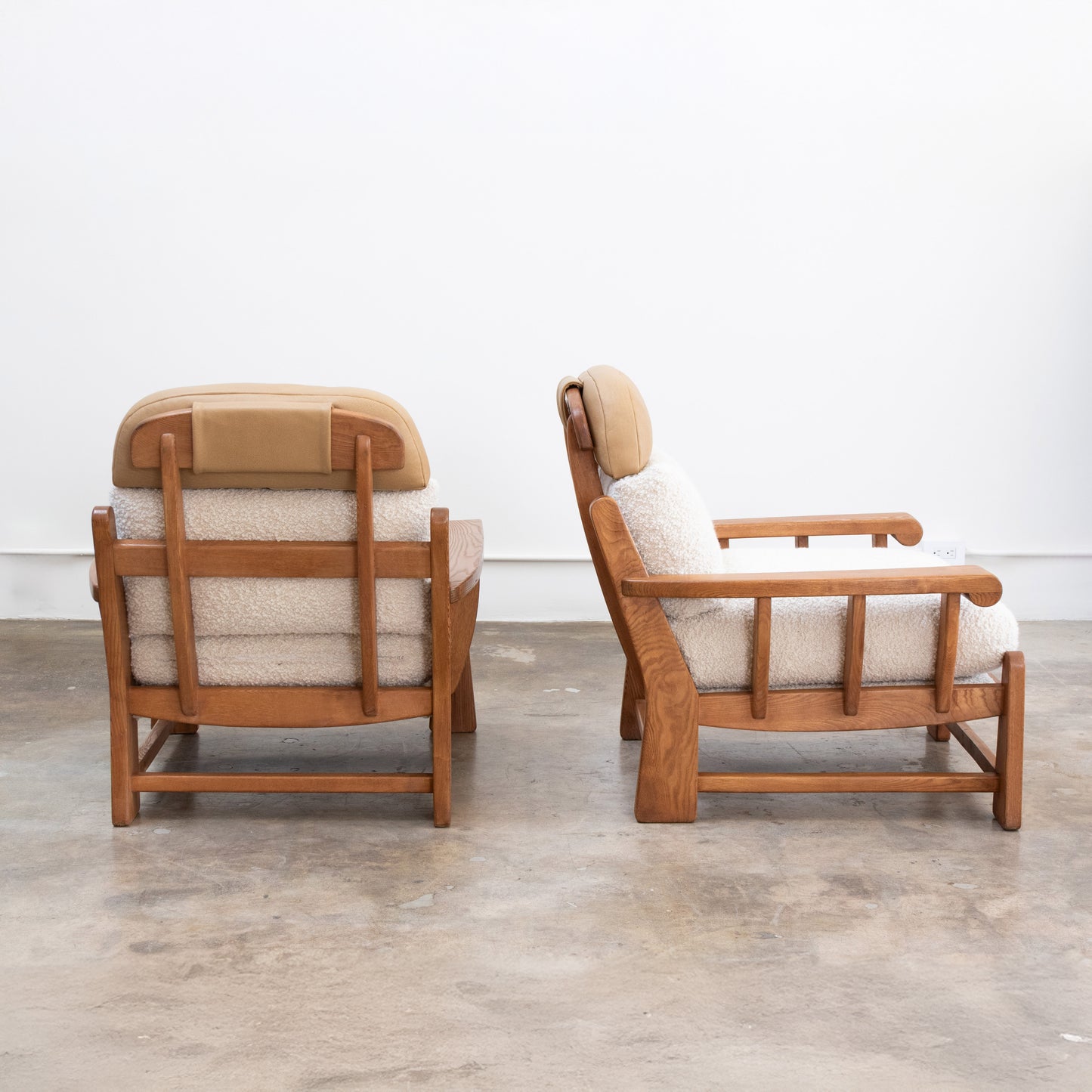 Maison Regain | Elm + Shearling Club Chairs