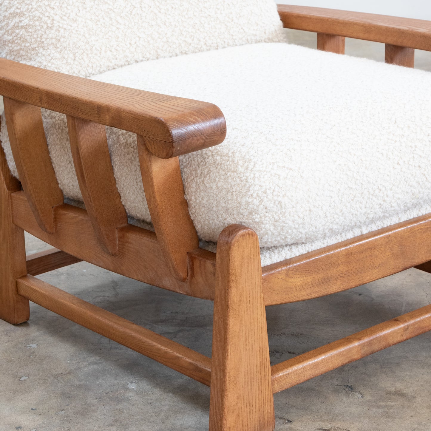 Maison Regain | Elm + Shearling Club Chairs