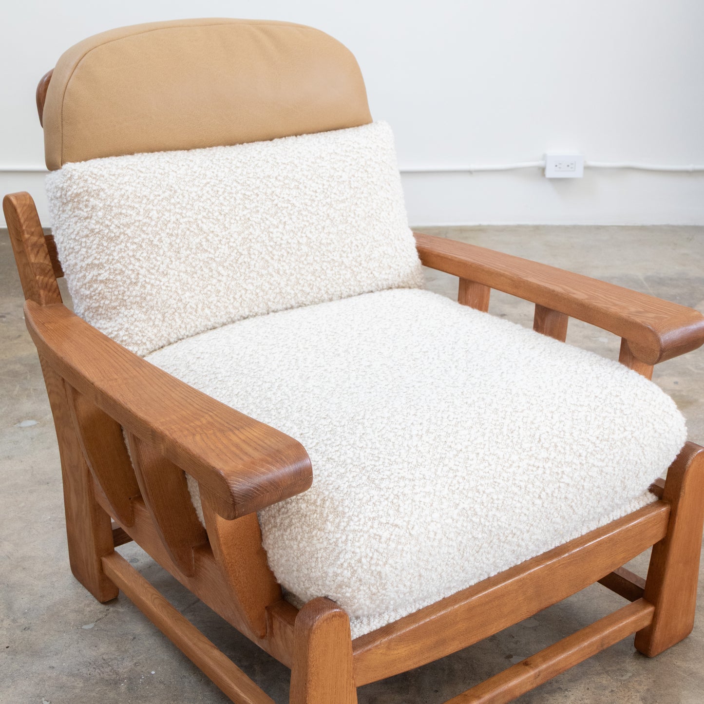 Maison Regain | Elm + Shearling Club Chairs