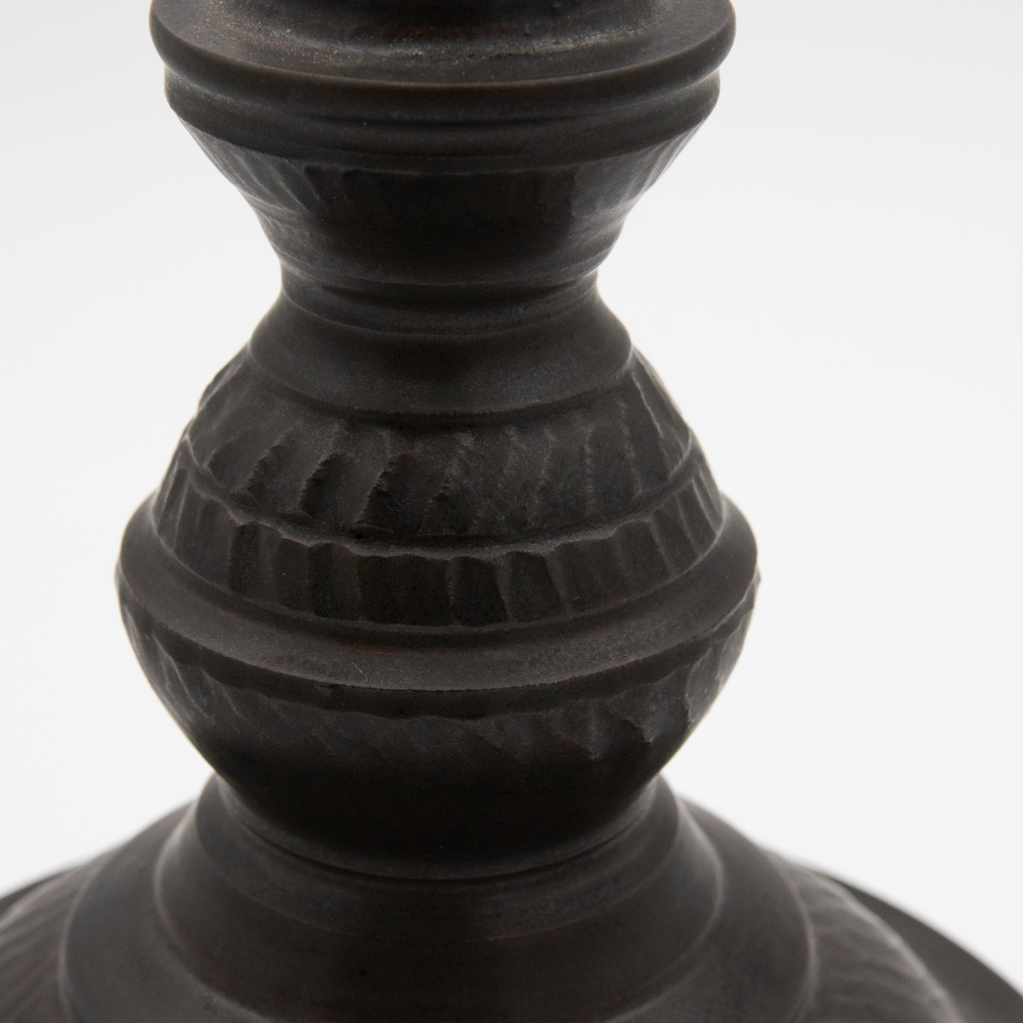 Lukas Weyandt | Matte Black Stoneware Candlestick