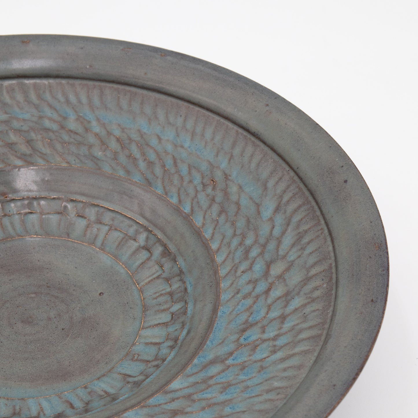 Lukas Weyandt | Gray Textured Shallow Bowl