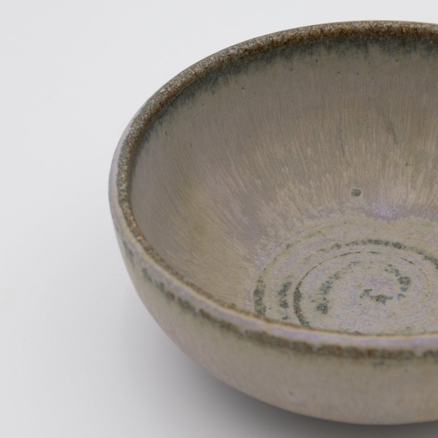 Sharon Mann | Green + Bisque Stoneware Bowl