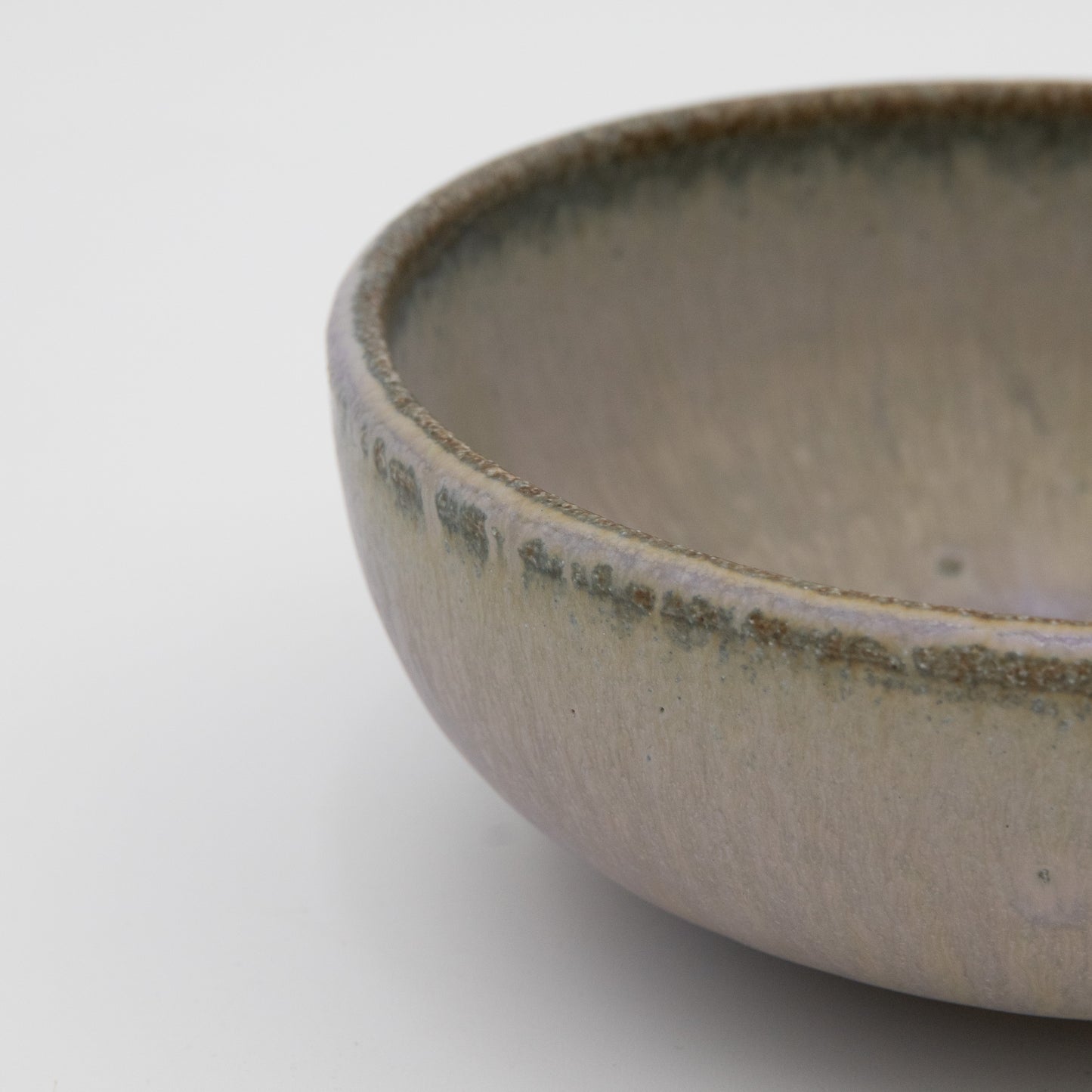 Sharon Mann | Green + Bisque Stoneware Bowl