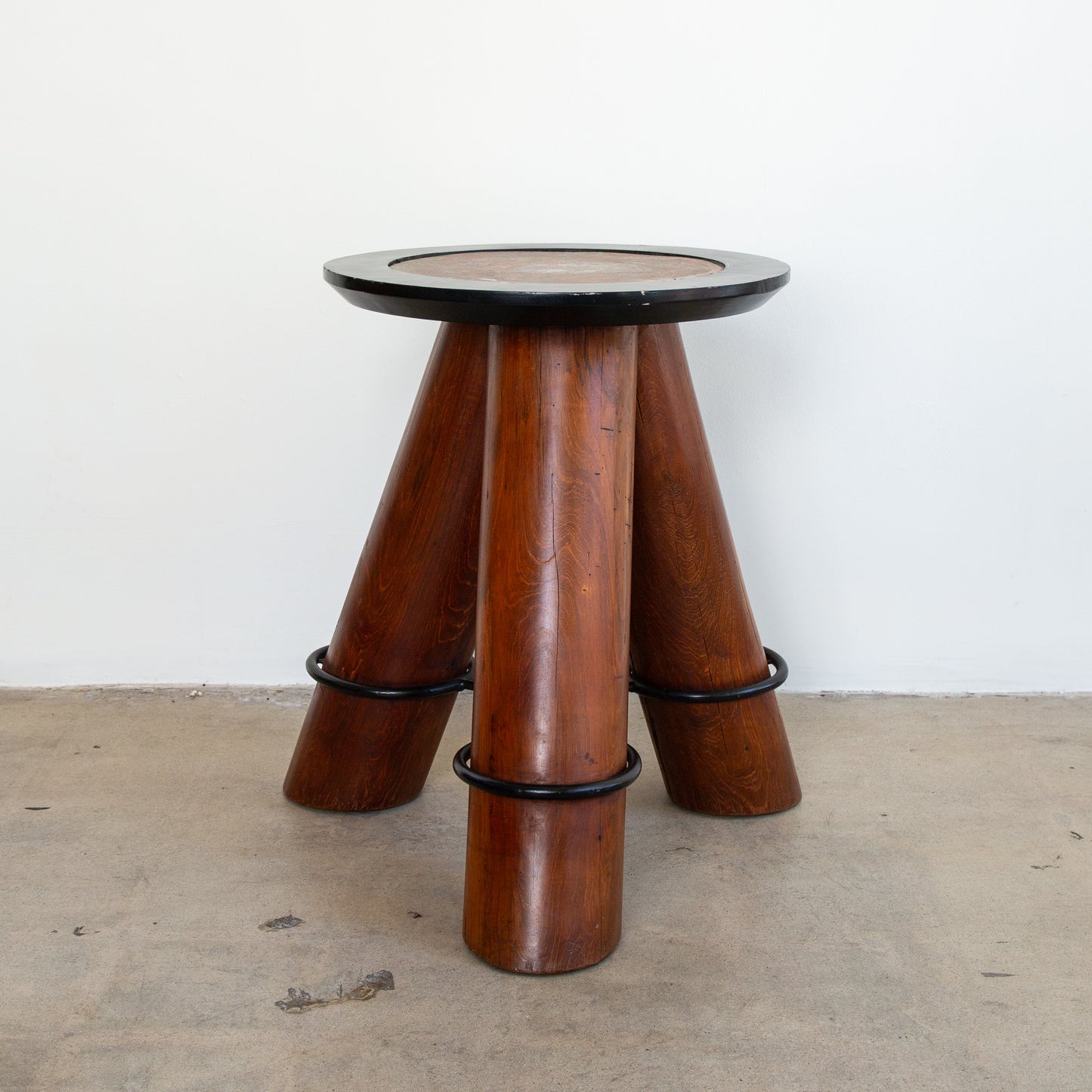 Iron Cuff Tripod Table