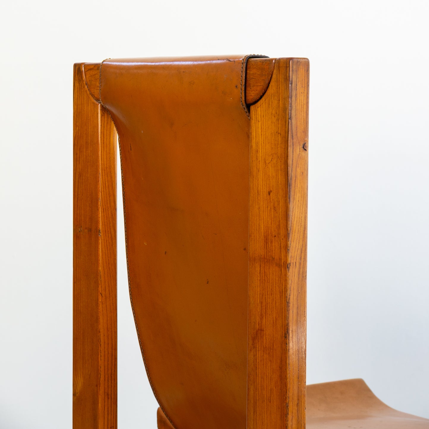 Luigi Gorgoni for Maison Regain | Leather Sling Dining Chairs