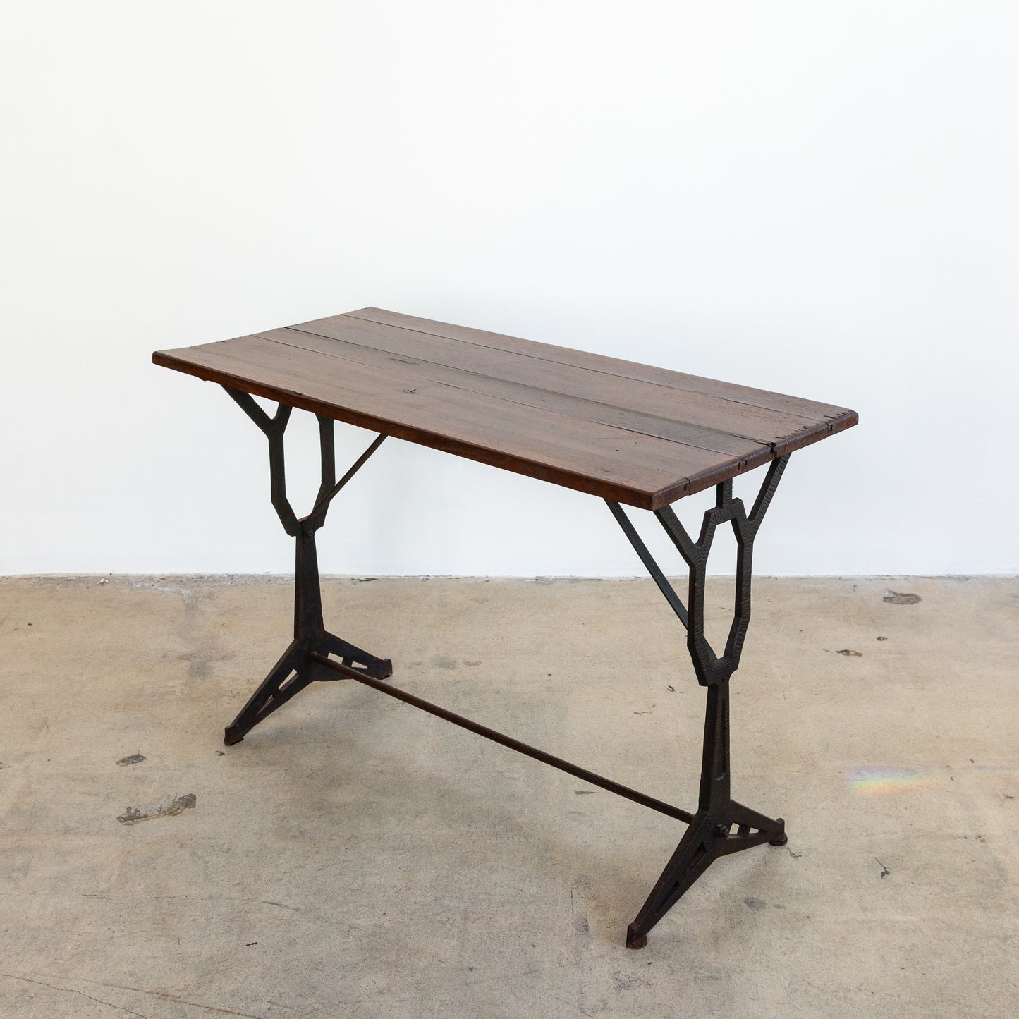 Oak + Iron Deco Bistro Table