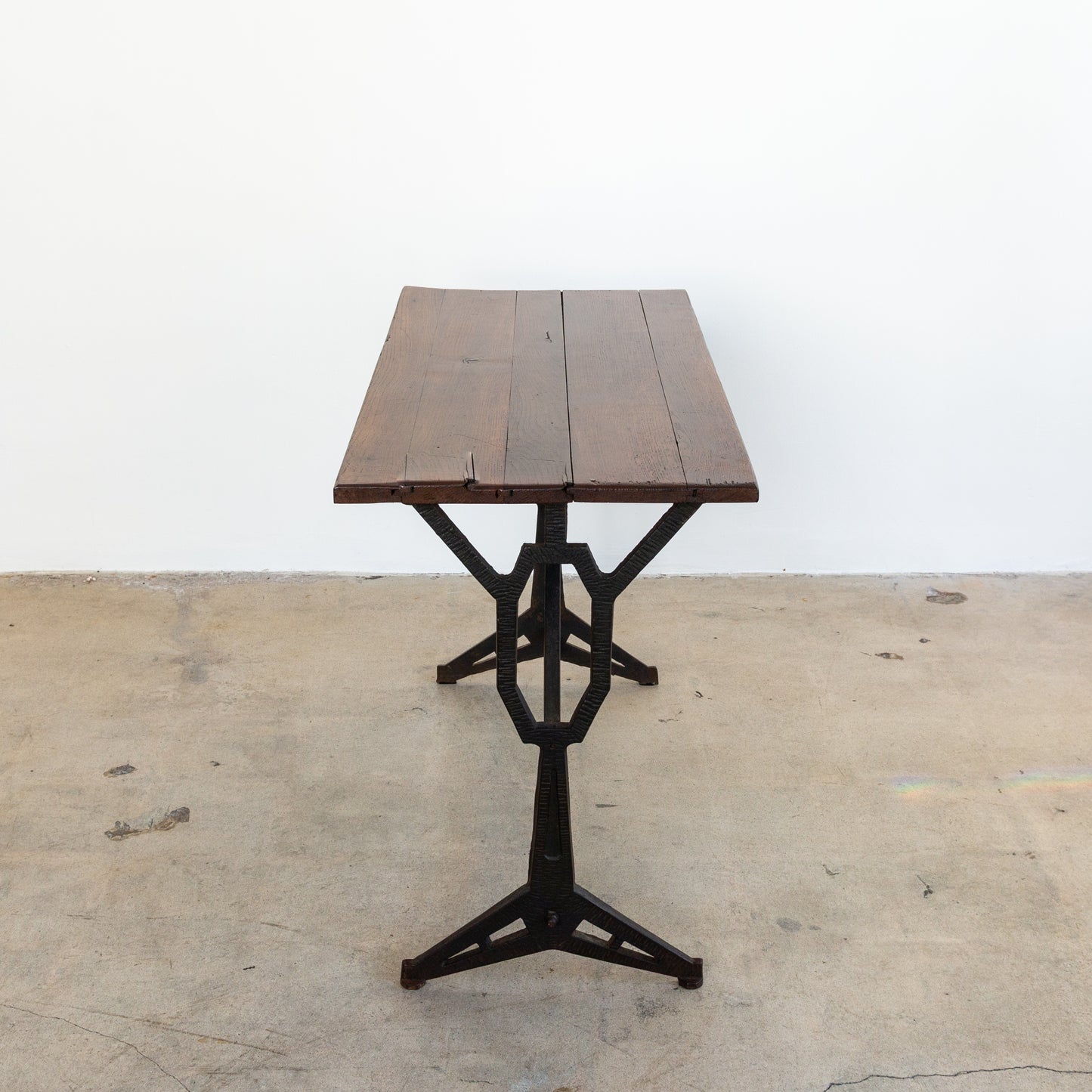 Oak + Iron Deco Bistro Table