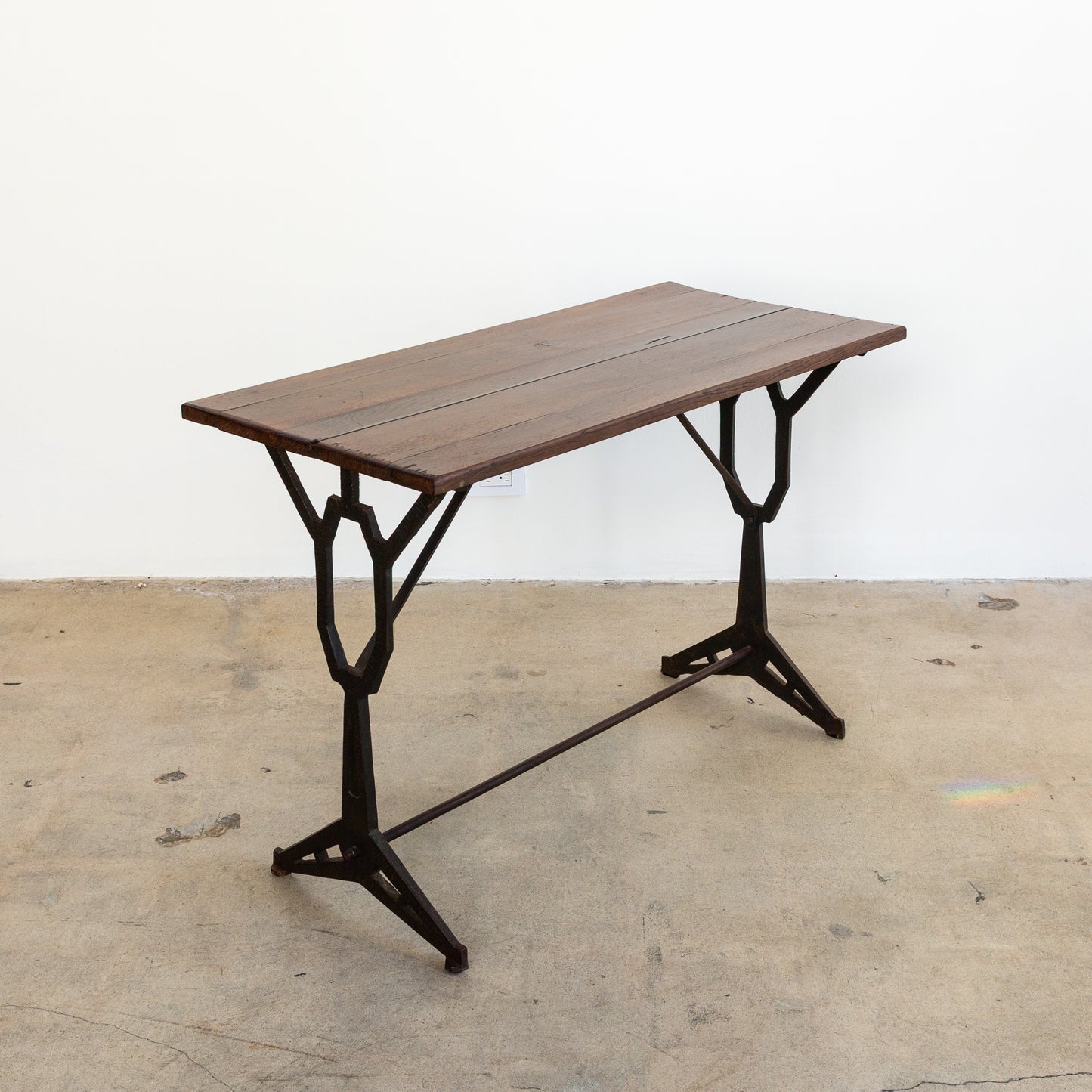Oak + Iron Deco Bistro Table