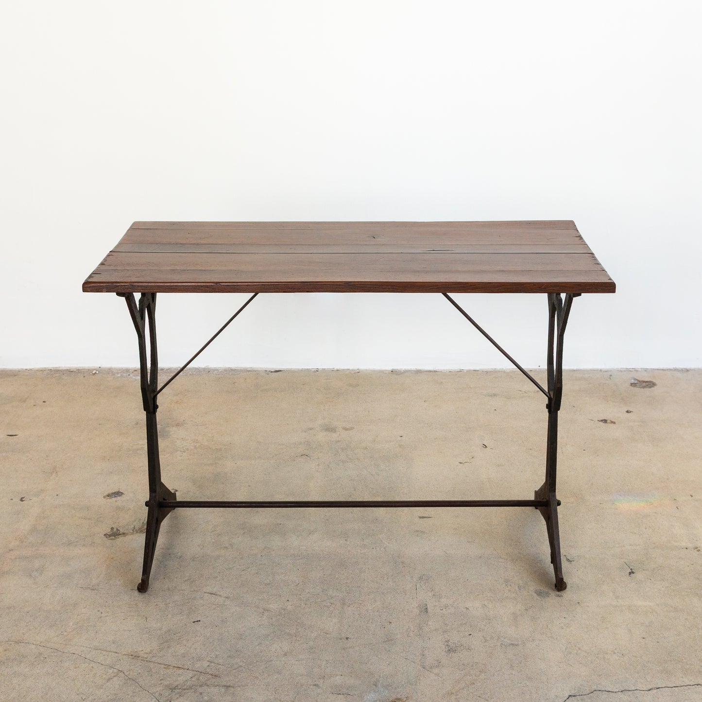 Oak + Iron Deco Bistro Table