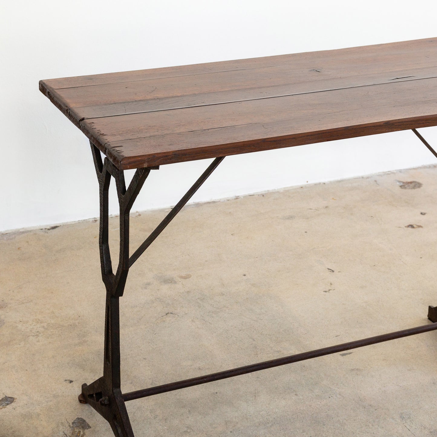 Oak + Iron Deco Bistro Table
