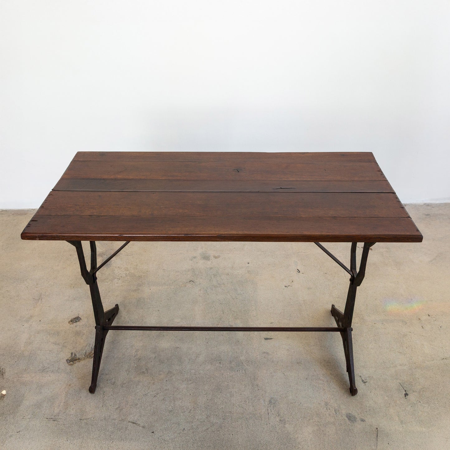 Oak + Iron Deco Bistro Table