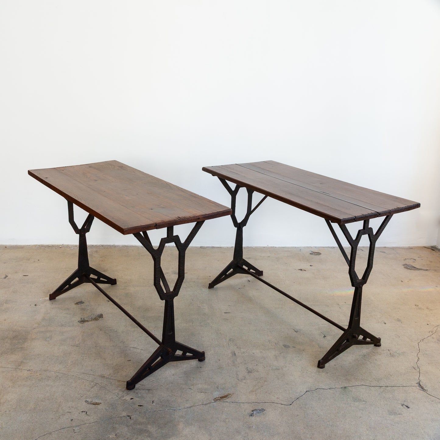 Oak + Iron Deco Bistro Table
