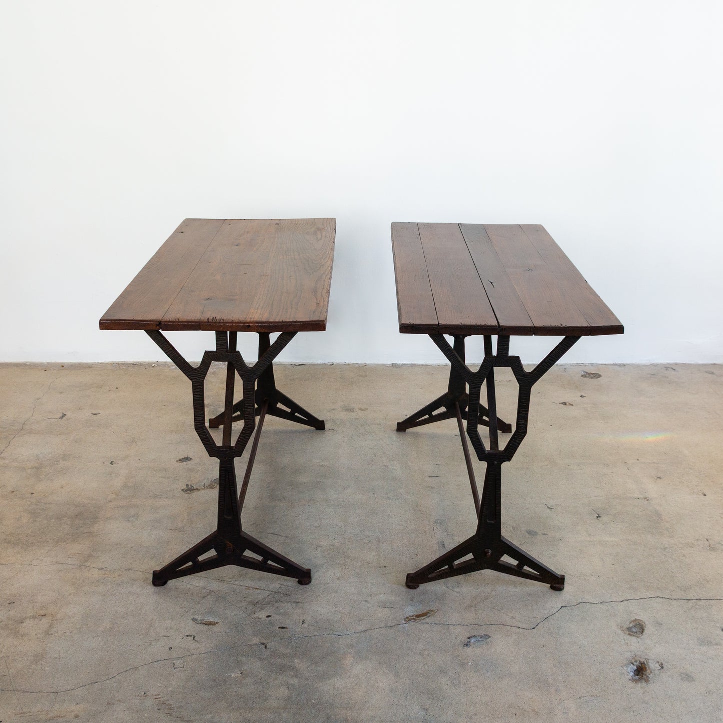 Oak + Iron Deco Bistro Table