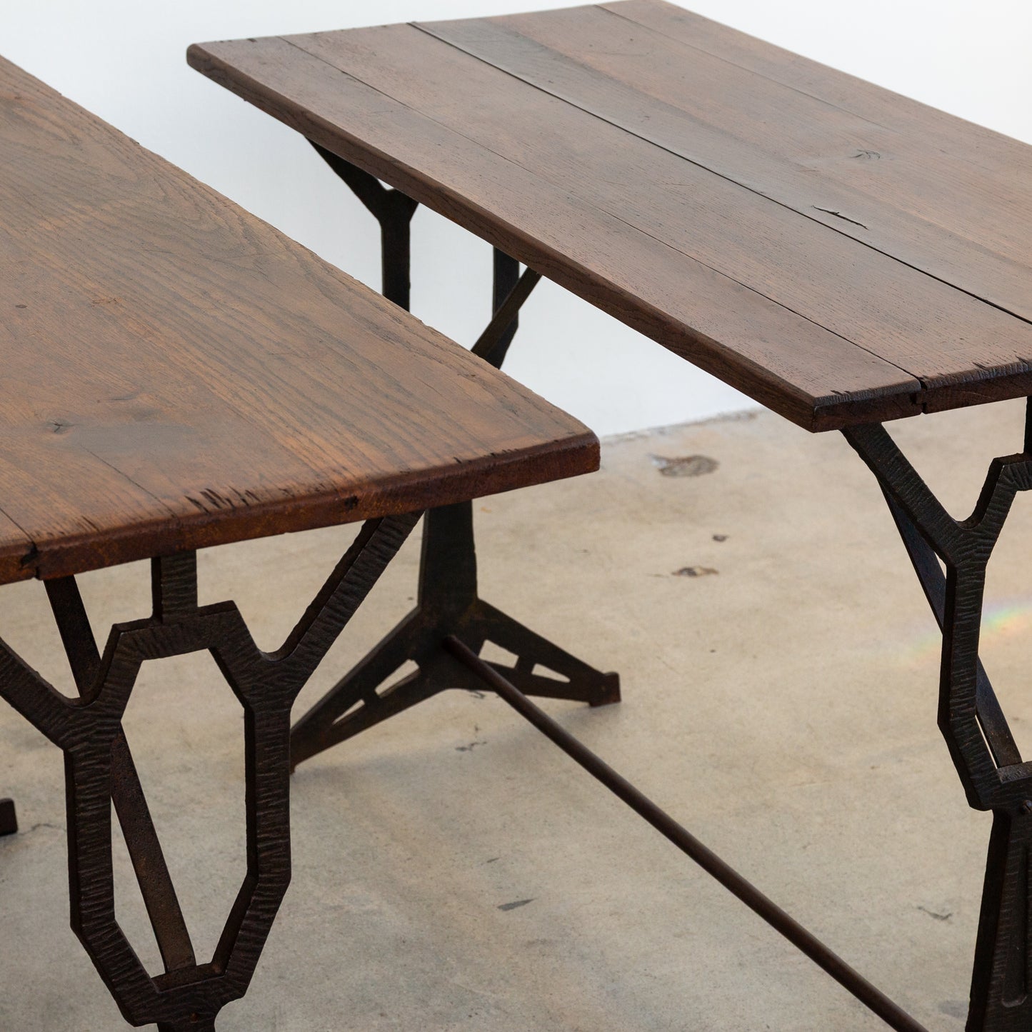 Oak + Iron Deco Bistro Table