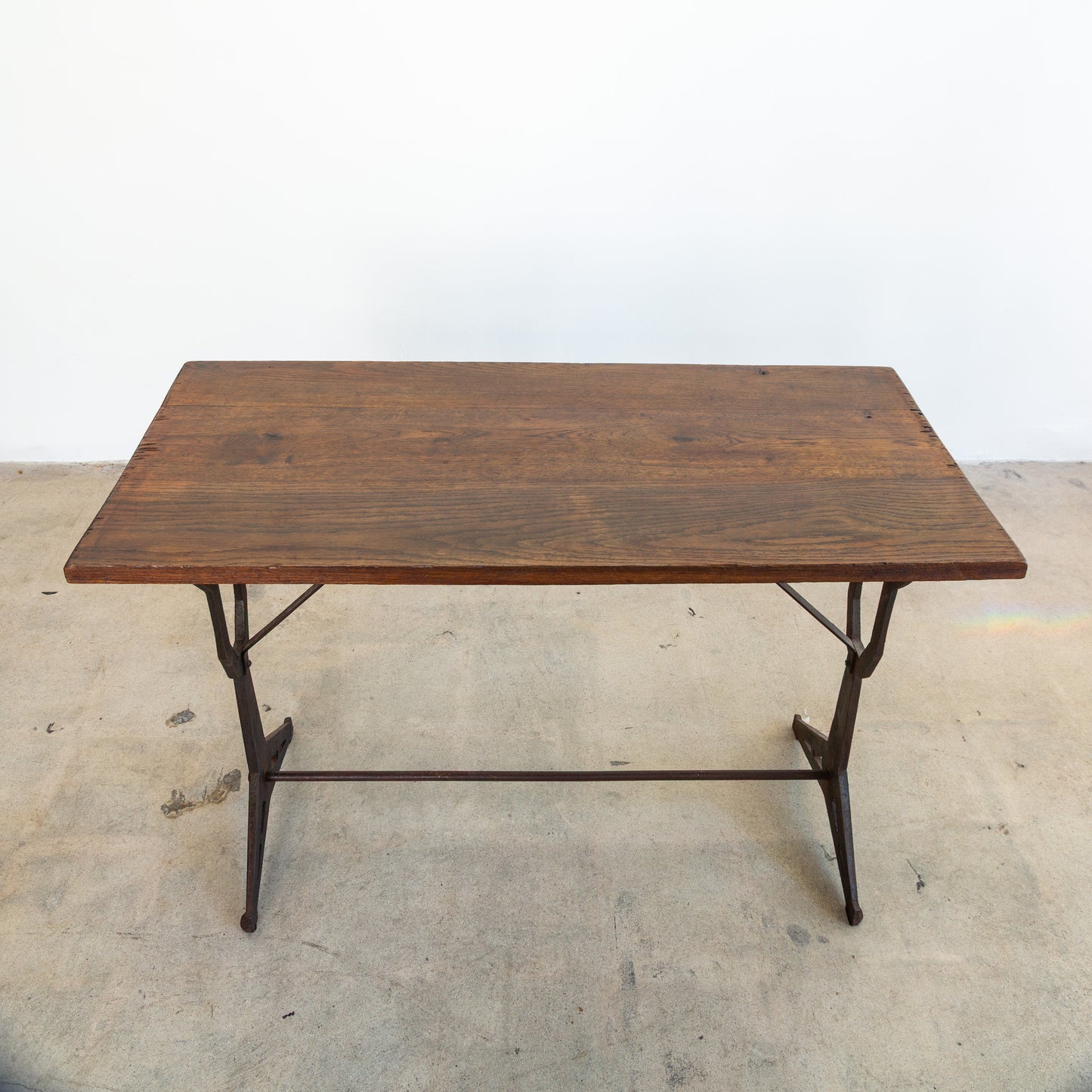 Oak + Iron Deco Bistro Table