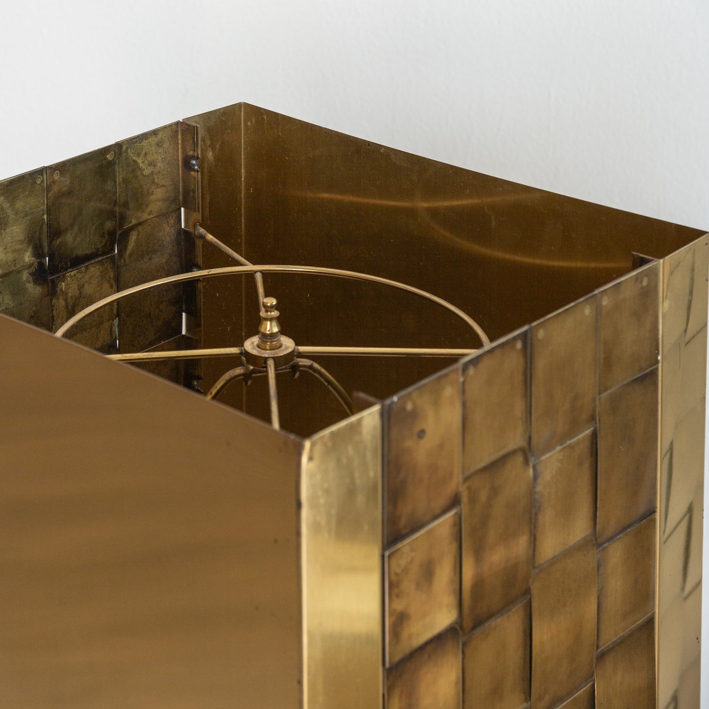 Curtis Jere | Monumental Brass Table Lamps