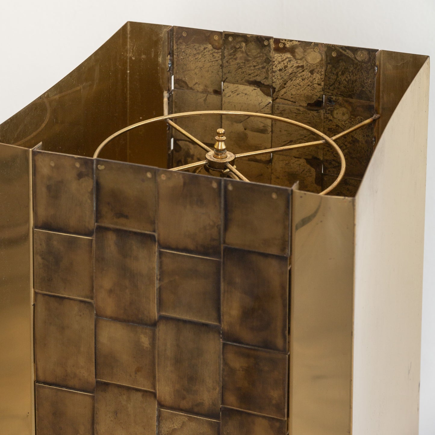 Curtis Jere | Monumental Brass Table Lamps