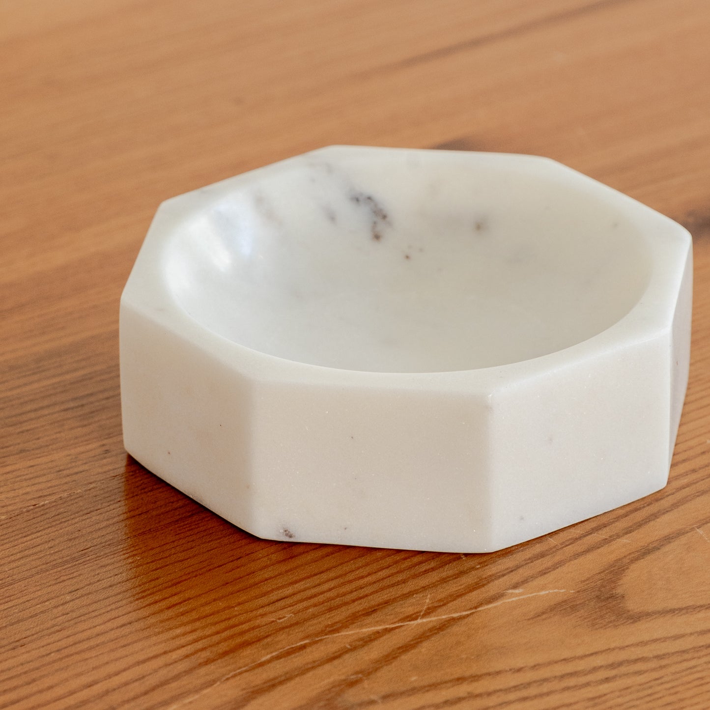 Small Octagonal Marble Bowl