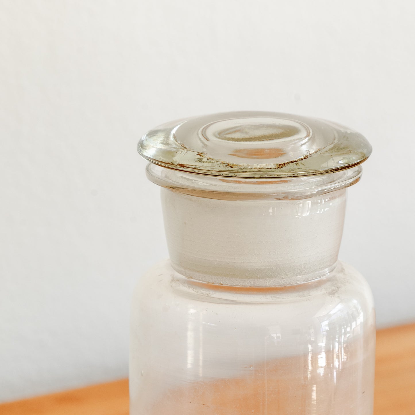 Stopper Top Vintage Lab Glass Bottle