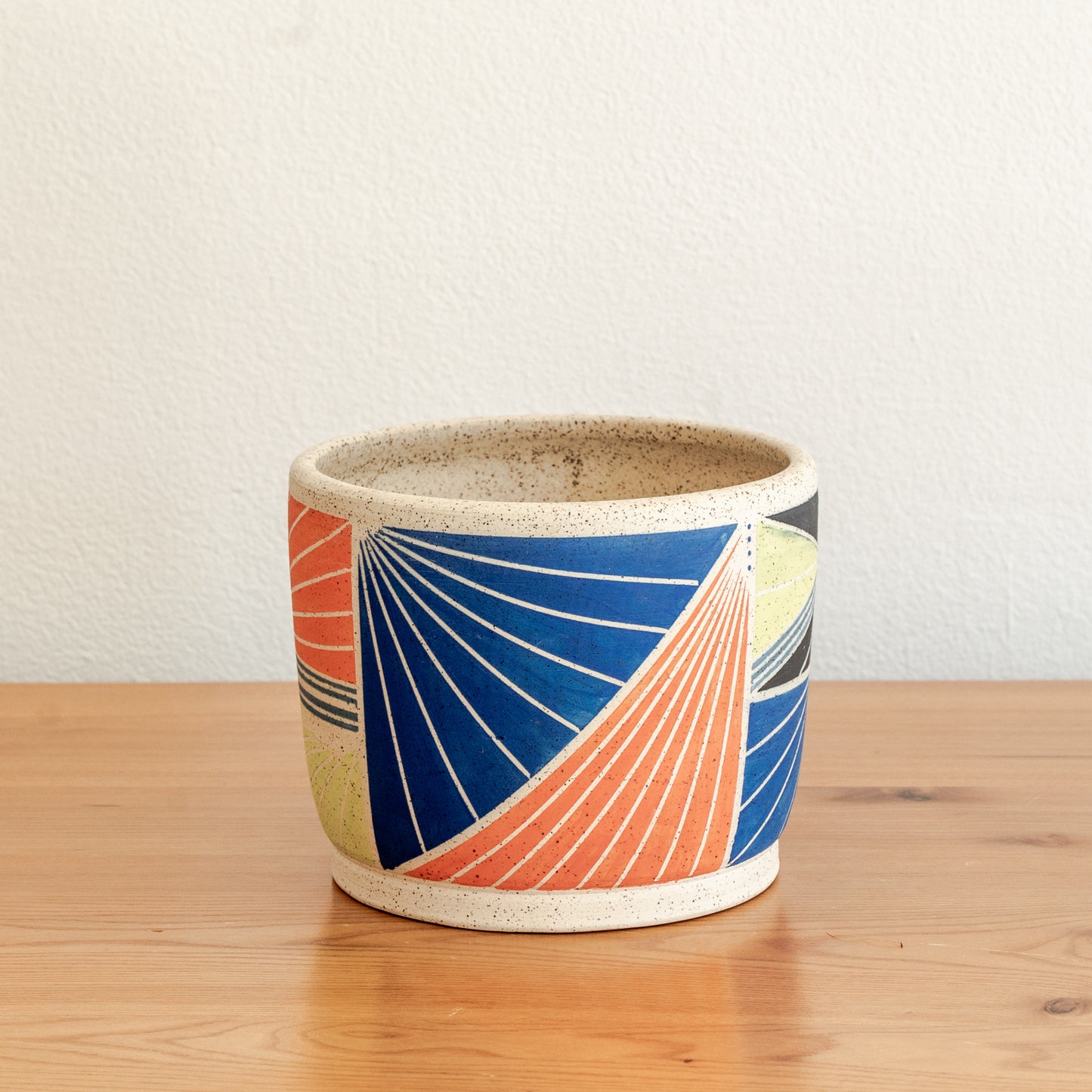 Ching Wang | Graphic Glazed Cachepot