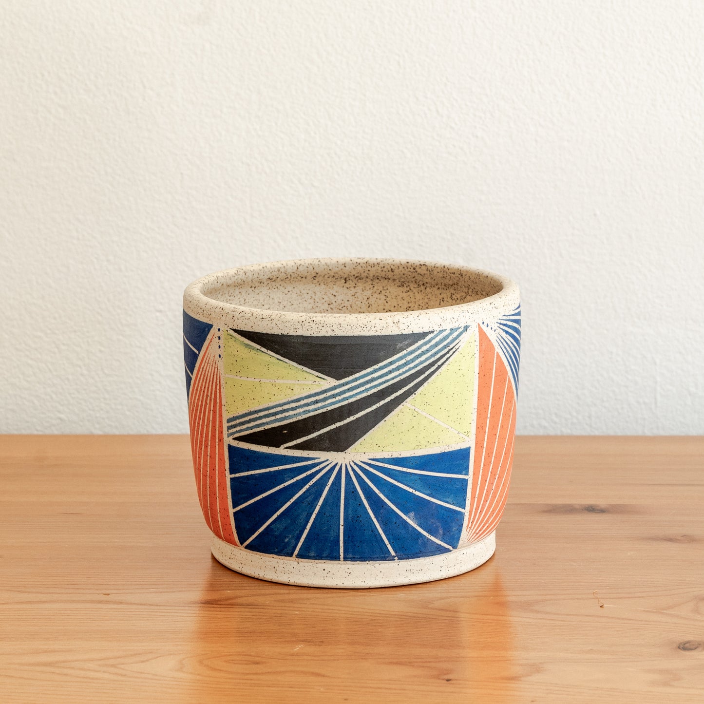 Ching Wang | Graphic Glazed Cachepot