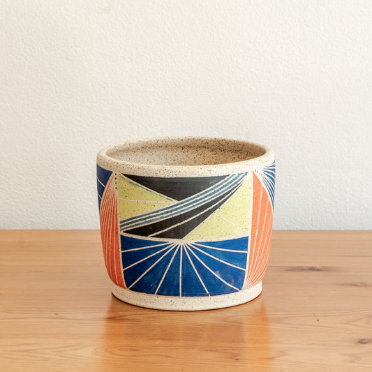 Ching Wang | Graphic Glazed Cachepot